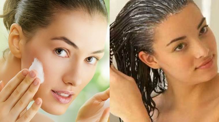 take care of skin and hair at home
